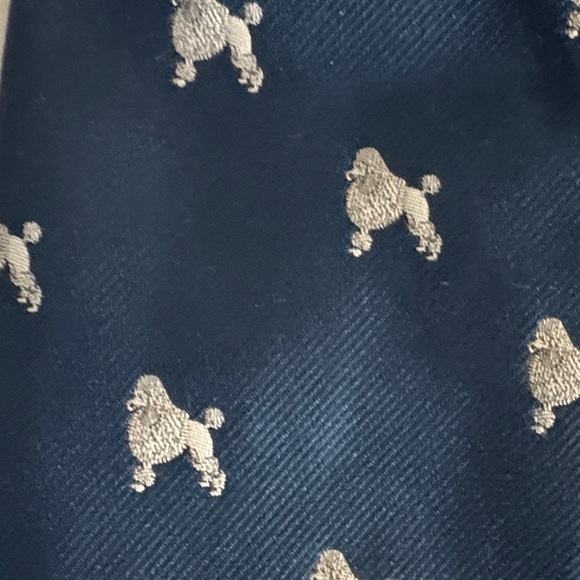 Vintage Crested Clubs by Blanford Poodle Tie - Picture 4 of 4